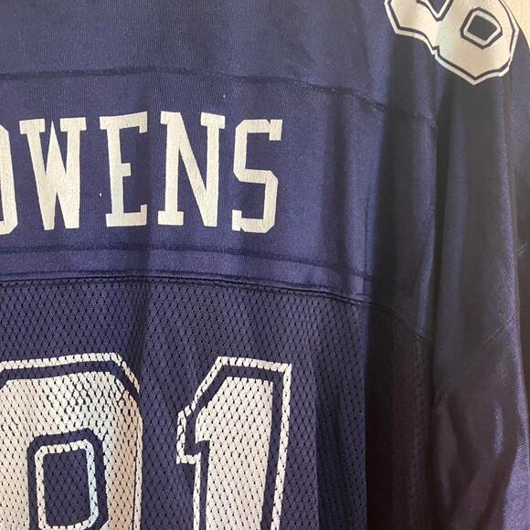 Dallas Cowboys Terrell‎ Owens Navy Blue XL NFL Jersey - Picture 7 of 7